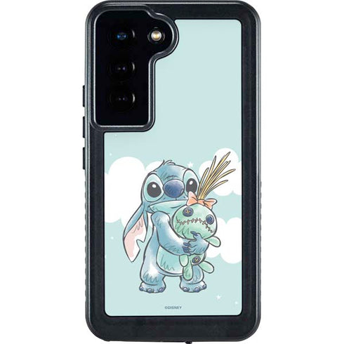 Disney Lilo and Stitch Stitch and Scrump Galaxy S24 Waterproof Case